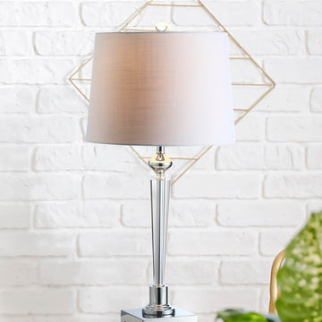 Foster 28.25" Crystal LED Table Lamp - JONATHAN Y